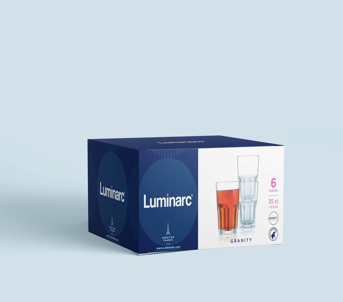 LUMINARC (FRANCE) GRANITY 6-PC WATER GOBELET SET