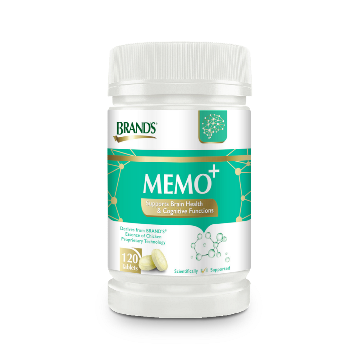 BRAND'S® MEMO+ 120 Tablets x1