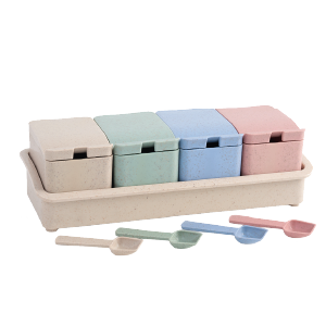 Wheat Straw Seasoning 4-Box Set