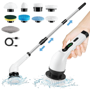 Multi-Functional Wireless Electric Cleaning-Brush