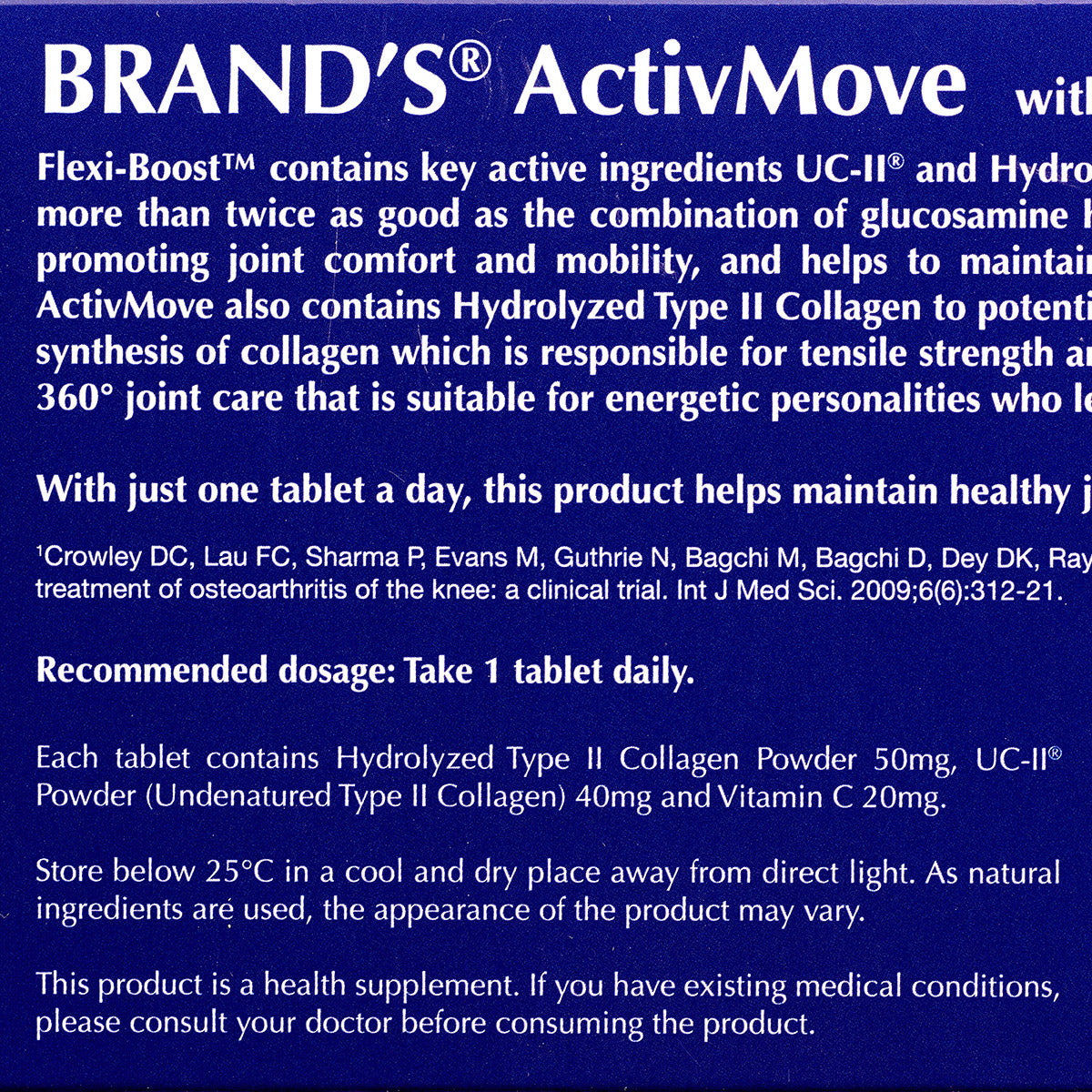 BRAND'S® ActivMove 30 Tablets (EXP: APR 2027)