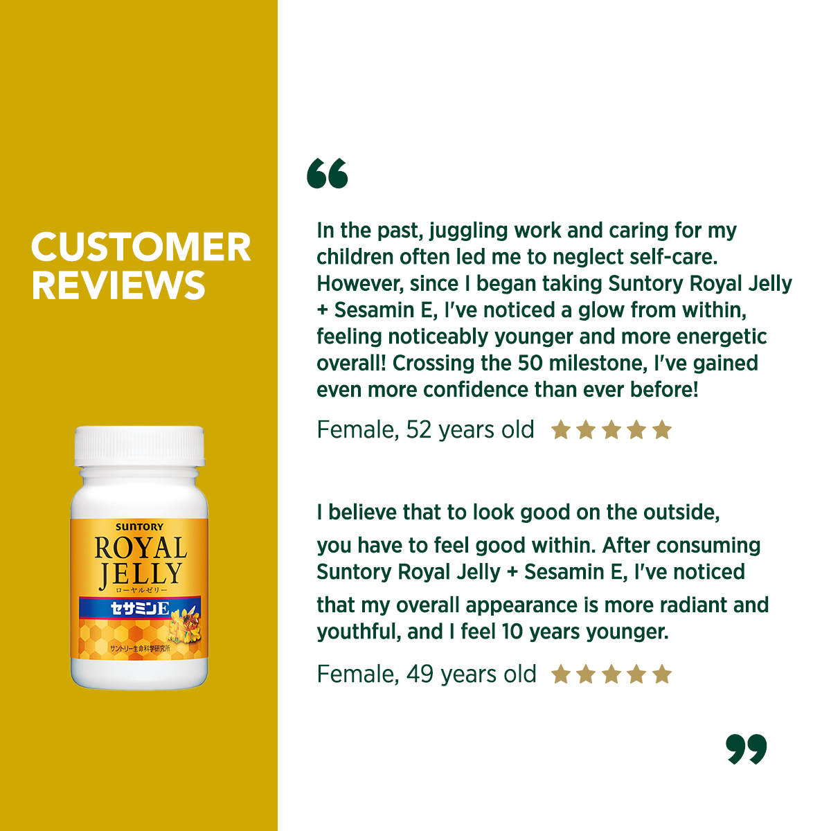 Suntory Royal Jelly + Sesamin E 120 Tablets (EXP: JUL 2027)